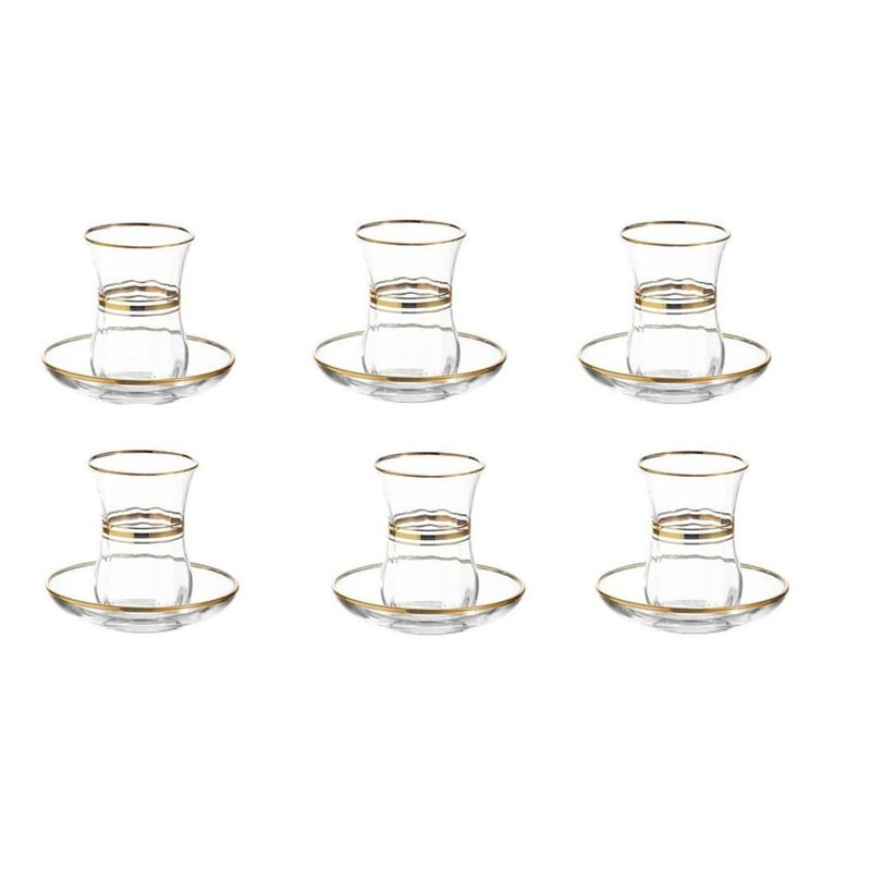 LAV 12 pièces 3 oz Ensemble de verrerie