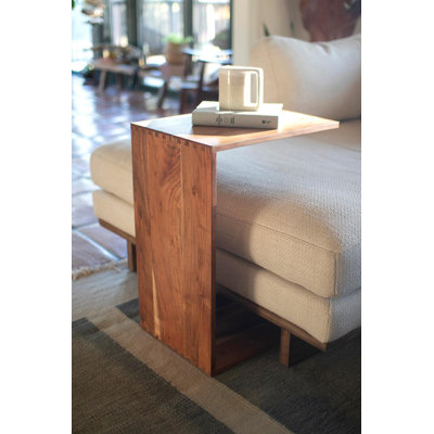 Curnin Solid Wood C Table End Table by Millwood Pines