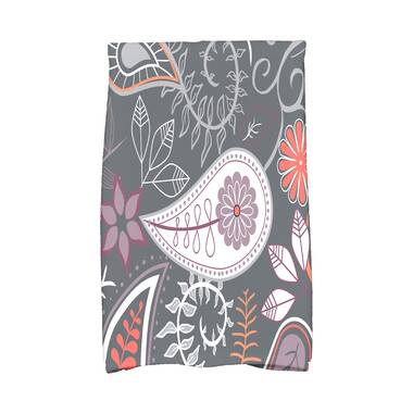 Monochromatic Black Tulips Hand Towels