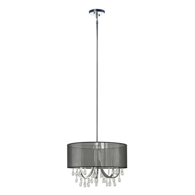 Devon 4 - Light Dimmable Drum Chandelier