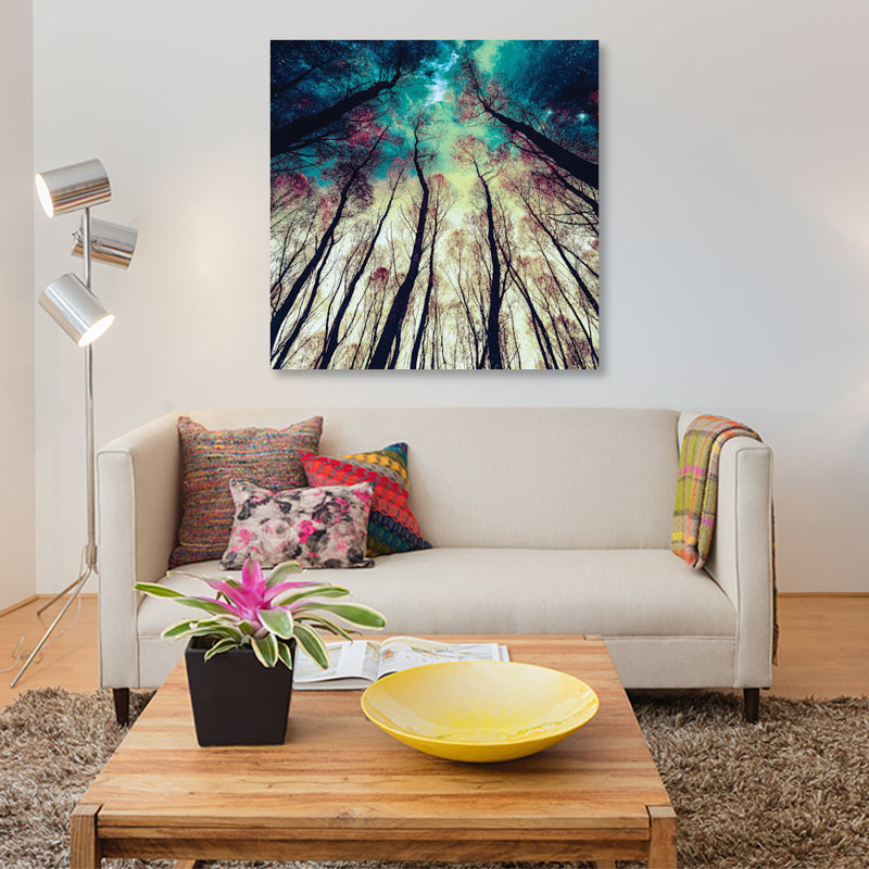 « nordique lights », impression sur toile, H 12 po x l 12 po x P 1,5 po