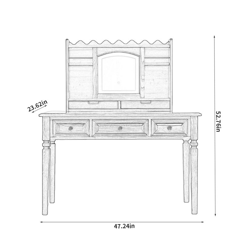Simple Solid Wood Dresser