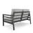 Townsend 55'' Wide Outdoor Loveseat with Sunbrella® Cushions-318370121-280725703