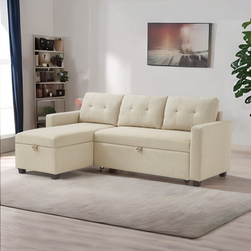 Canapé modulaire Morphew, Lin beige