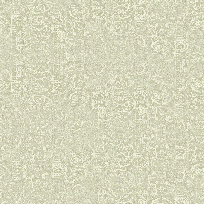 Rouleau de papier peint l 32,8 pi x l 20,8 po pour le metaux Patina Vie, Sauge / gris