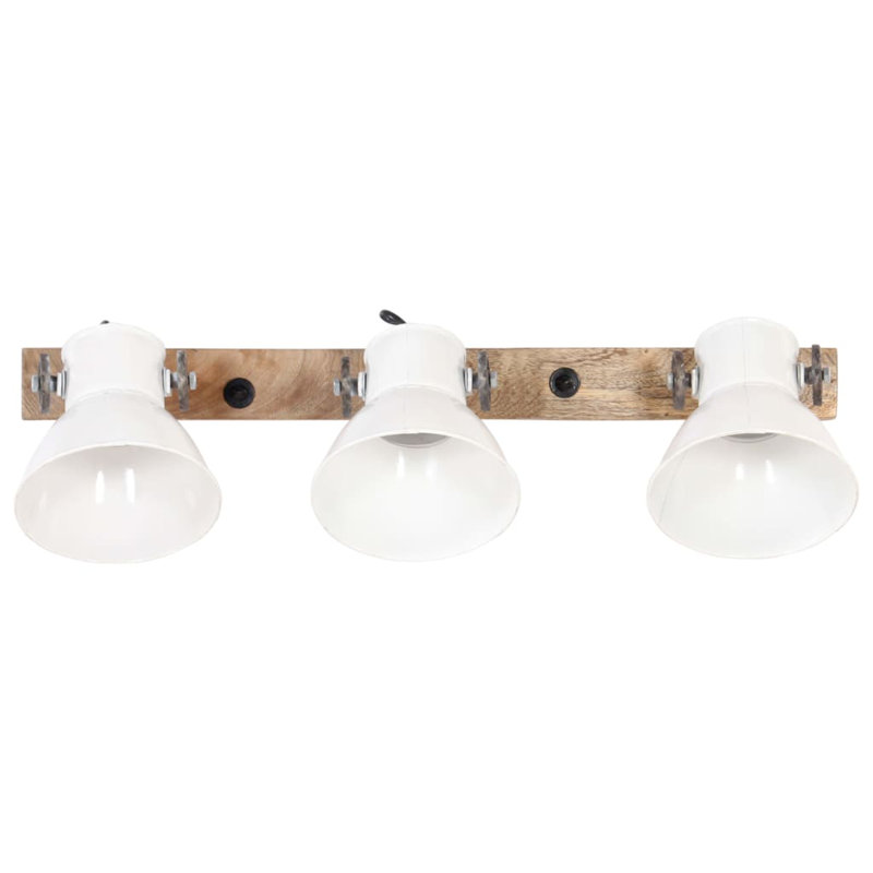 Julie Industrial Wall Lamp, Natural, White