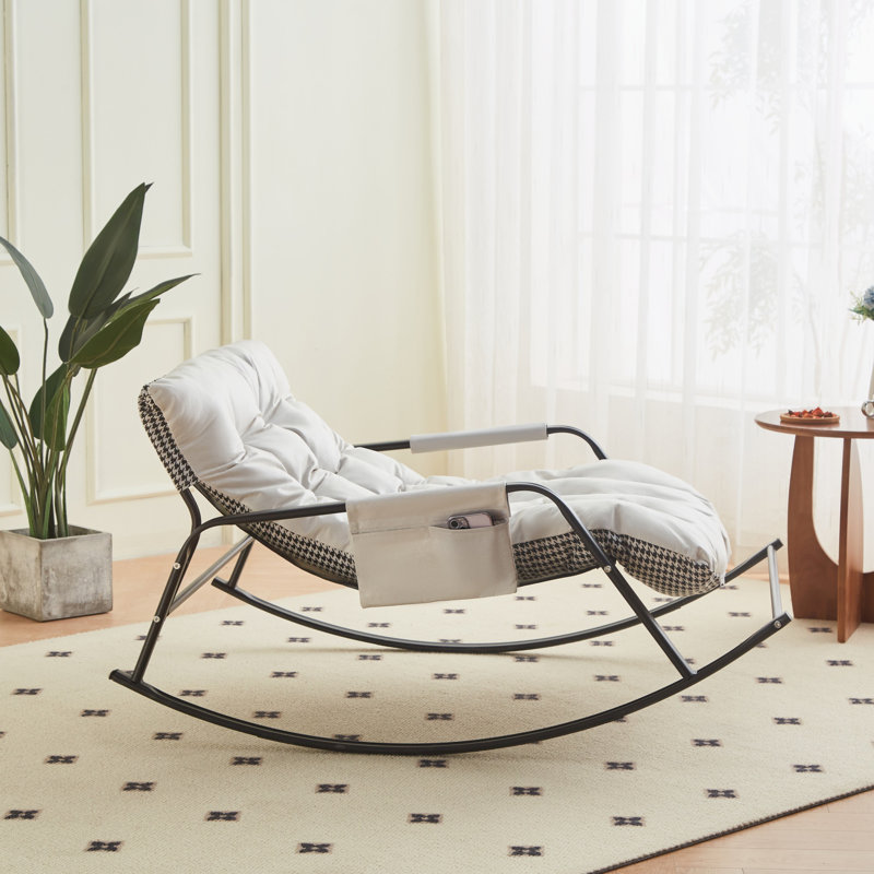 Chaise berçante avec fauteuil coulissant inclinable technique