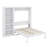 Ellettsville Murphy Bed Wall Bed With Shelves-753576366-804117389