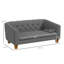 Canapé surélevé pour chien avec coussin amovible pour animaux de compagnie