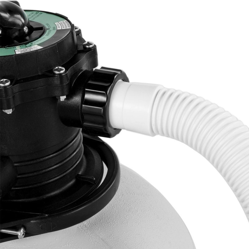 XtremepowerUS 16" Sand Filter Combo for Above-Ground Pools with 3100 GPH Capacity