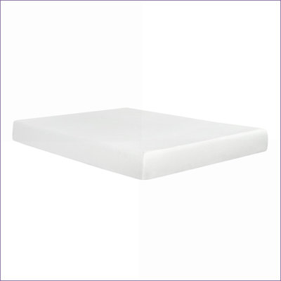 Mattresses King Size Plush 8 in. Gel Memory Foam Mattress with Breathable Aloe Vera Cover | White | Polyester
