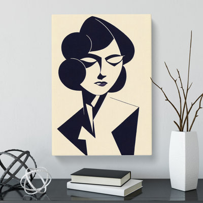 Woman Silhouette Vol.2 - Wrapped Canvas
