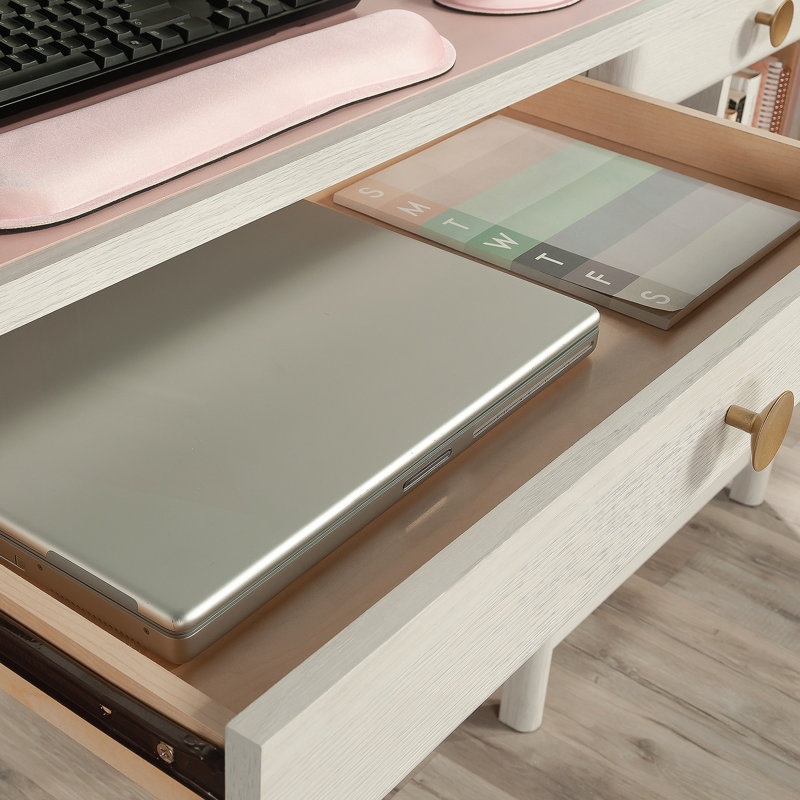 Bureau d'ordinateur, finition GRIS CLAIR