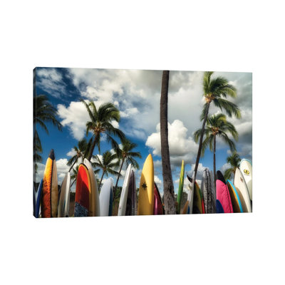 Surfboards by Dennis Frates - Print on Canvas