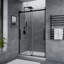 Porte de douche coulissante double sans cadre l 48 po x H 76 po Stellar-52233366