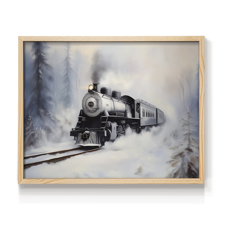 Chirstmas Art-CMIII - Reproduction encadrée - Restickable, H 8 po x l 10 po, Naturel