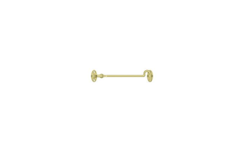 Crochets de cabine pivotants 6 po Deltana CHK6U3 en laiton poli
