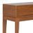 Harper 54"W Solid Wood Mid-Century Modern Sofa Table with 3 Drawers, Notched Handles and Tapered Legs-355694187