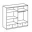 Ossipee 4 Door Manufactured Wood Wardrobe