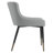 Set Of 2 Modern Faux Leather And Metal Side Chair-1885159306