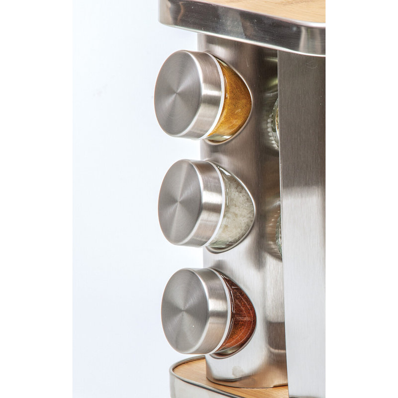 Freestanding Stainless Steel Spice Rack