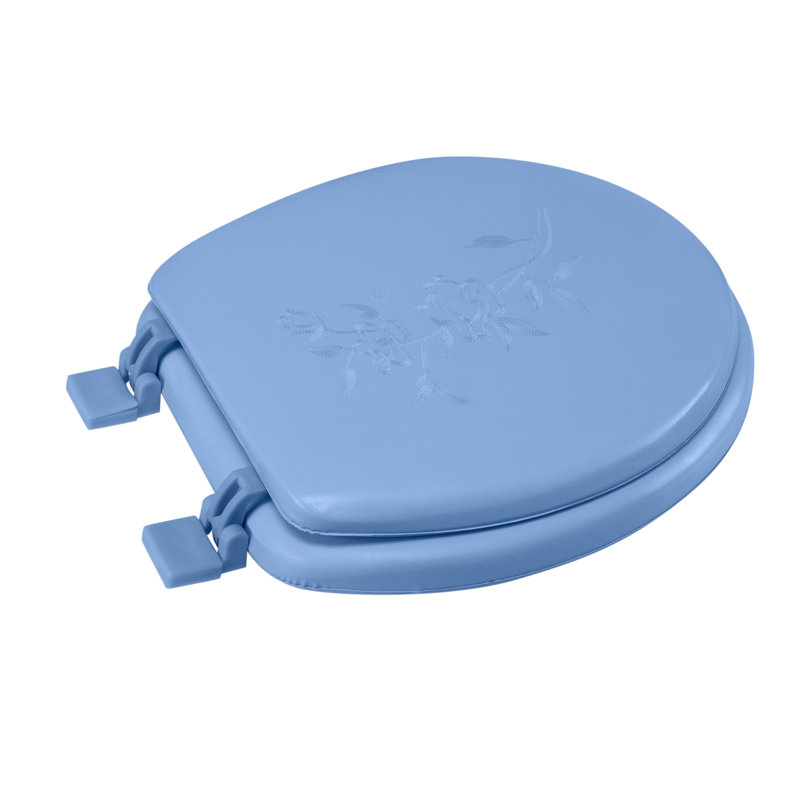 Siège de toilette rond, bleu