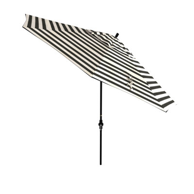 Parasol de patio noir mat 11 pi