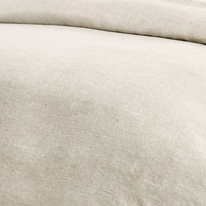 Talia Duvet Cover, King Duvet Cover, Natural