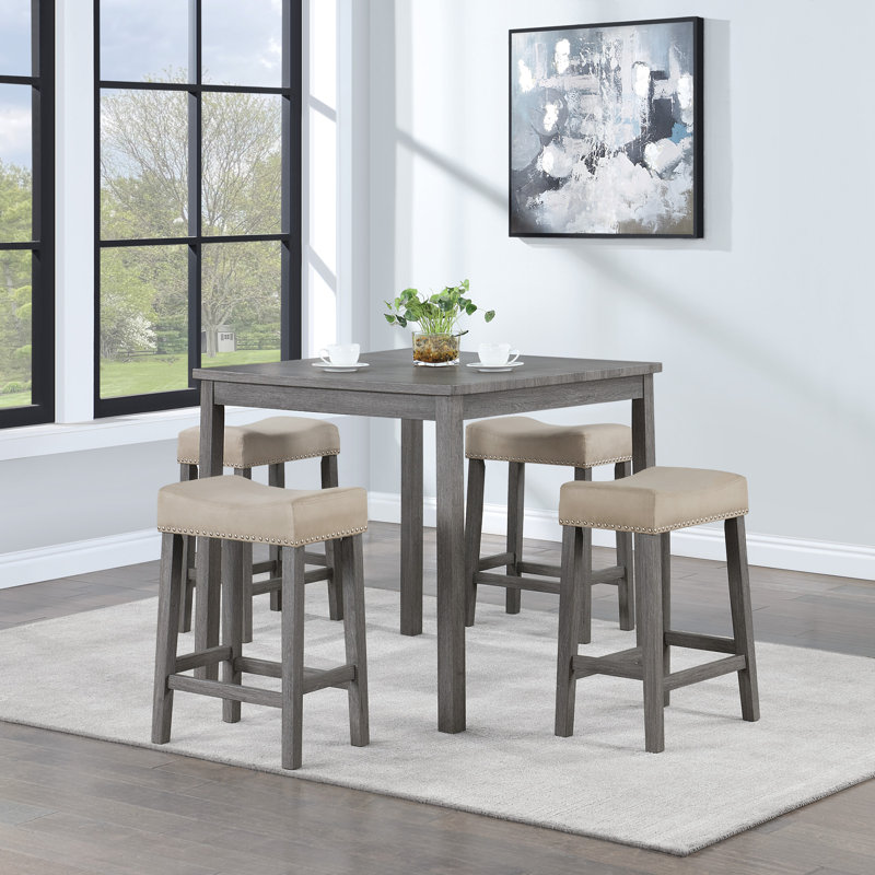 Alonni 4 - Person Four Leg Dining Set