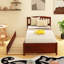 Base de lit simple avec lit gigogne en bois-108813631