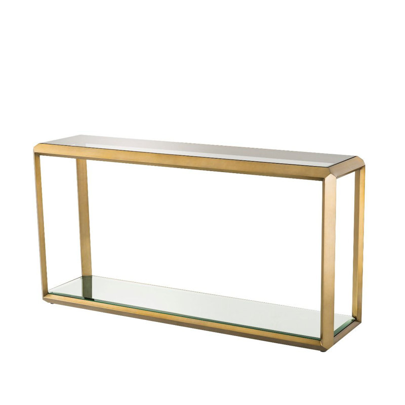 Callum 59'' Glass Top Console Table