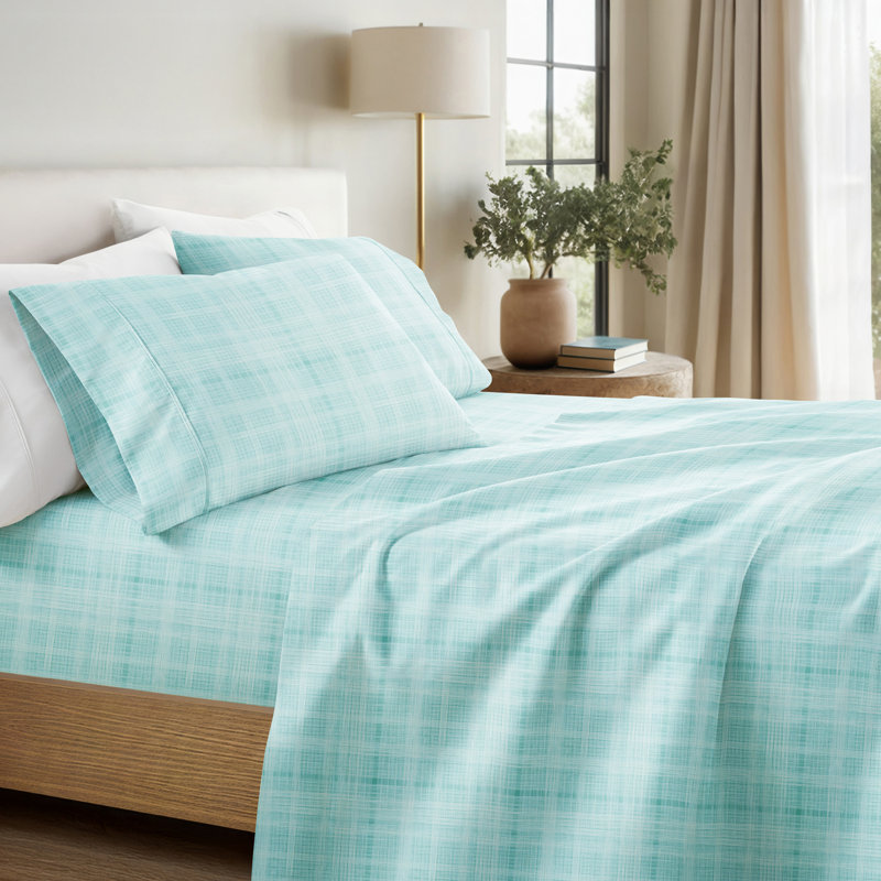 Ensemble de draps Becky Cameron, Grand, Turquoise
