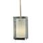 Luminaire suspendu carré 1 lumière Kaymie Quadrato
