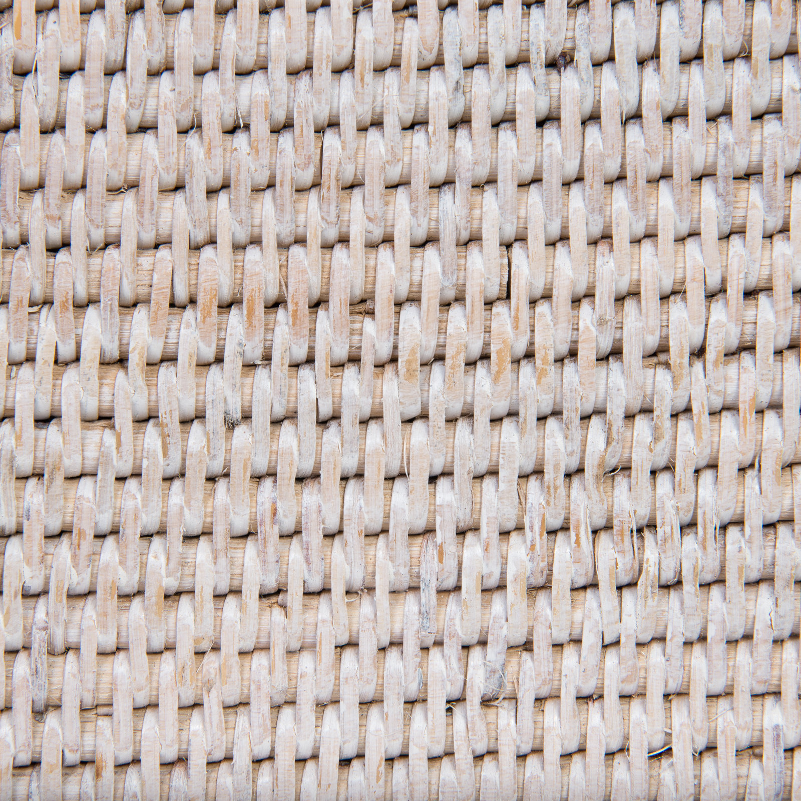 Aisha Rattan Decorative Tray, White Wash