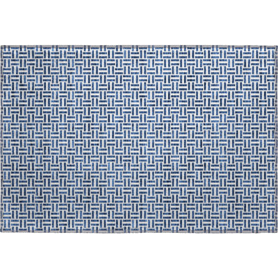 Premium Machine Washable Prisco Navy Rug