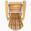 Chaise Adirondack pliante en bois massif Kalicki-1064956018