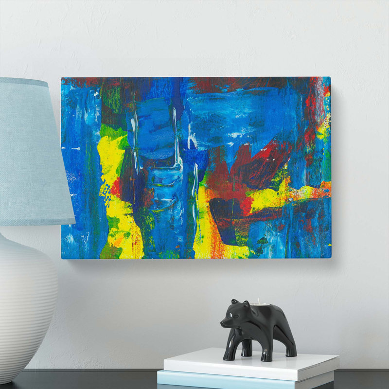 Abstract Art Painting Vol.83 by S.Johnson - Wrapped Canvas, 40cm H x 60cm W x 3cm D
