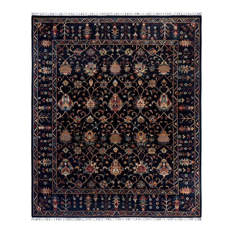 One-of-a-Kind Rectangle 8'1" X 9'5" Hand Knotted Area Rug