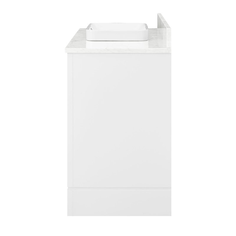 Anahem 48" Single Bathroom Vanity Set, White, 8" Widespread
