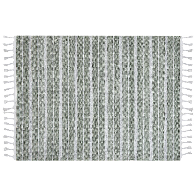 Layhill Striped Hand Woven Area Rug, Rectangle 80 x 150cm