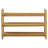 12 Pair Stackable Solid Wood Shoe Rack
