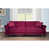 Red Brushed Velvet