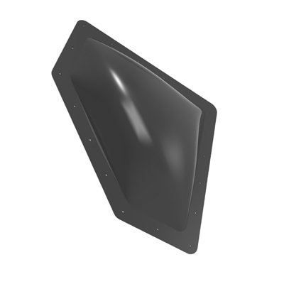 24×11In RV Skylight Replacement Cover Polycarbonate Roof Vent Dome For Campers, Travel Trailers, And Rvs