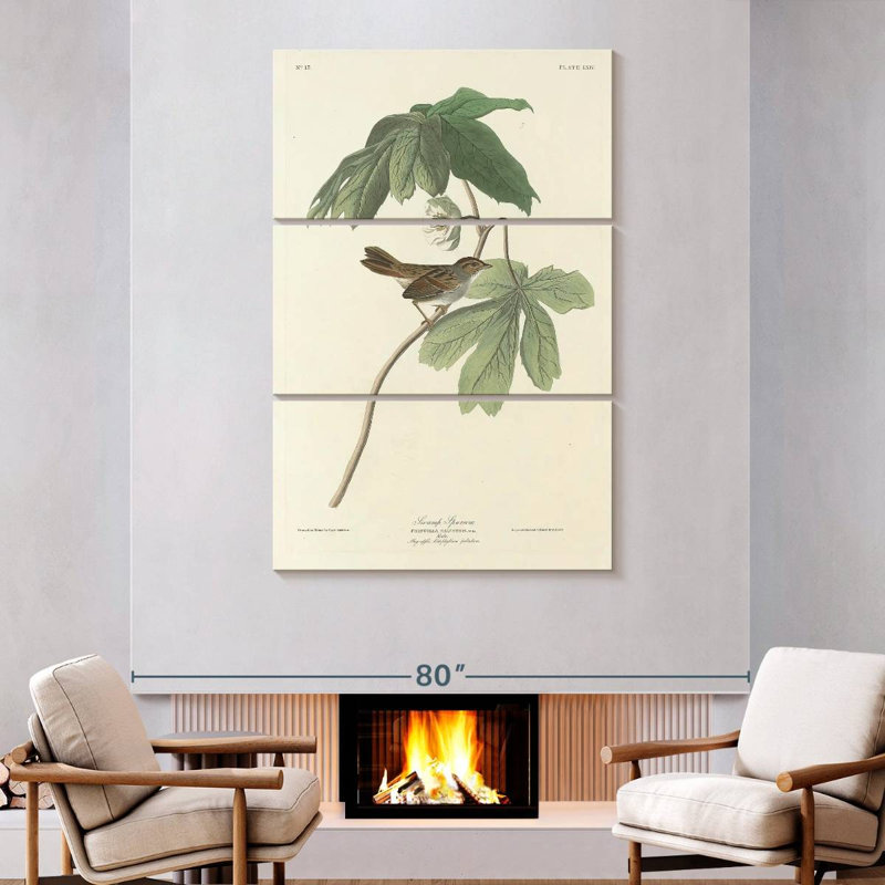 Brampt Swamp Sparrow, 74" H x 48" W