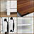Farmhouse White Storage Cabinet with Walnut Countertop, Adjustable Shelf & Drawer - Freestanding Kitchen Coffee Bar Console for Entryway, Bathroom, Dining Room, 30"L x 12"D x 32.5"H-645511501