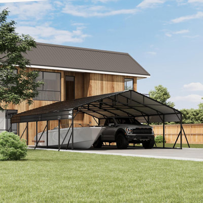 8.5' Heavy Duty Metal Carport