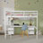 Hilel Kids Full Loft Bed with Drawers-228359172
