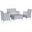 Mckeever 4 - Person Patio Conversation Set with Cushions-14934139