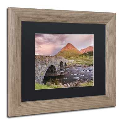 Cliffton «Scottish Bridge», reproduction de photo sur toile encadrée