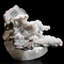 Calcite gracieuse sur calcédoine
